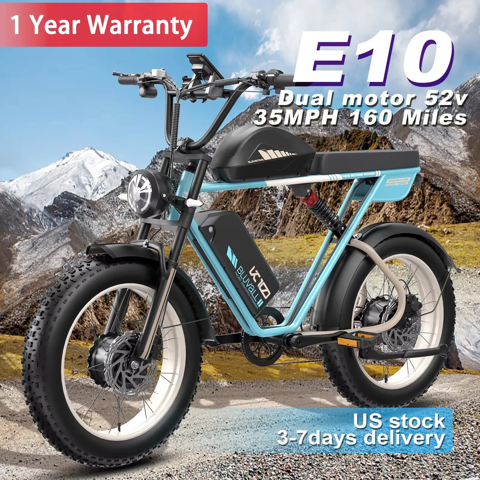 2000W Dual-Motor Electric Bike