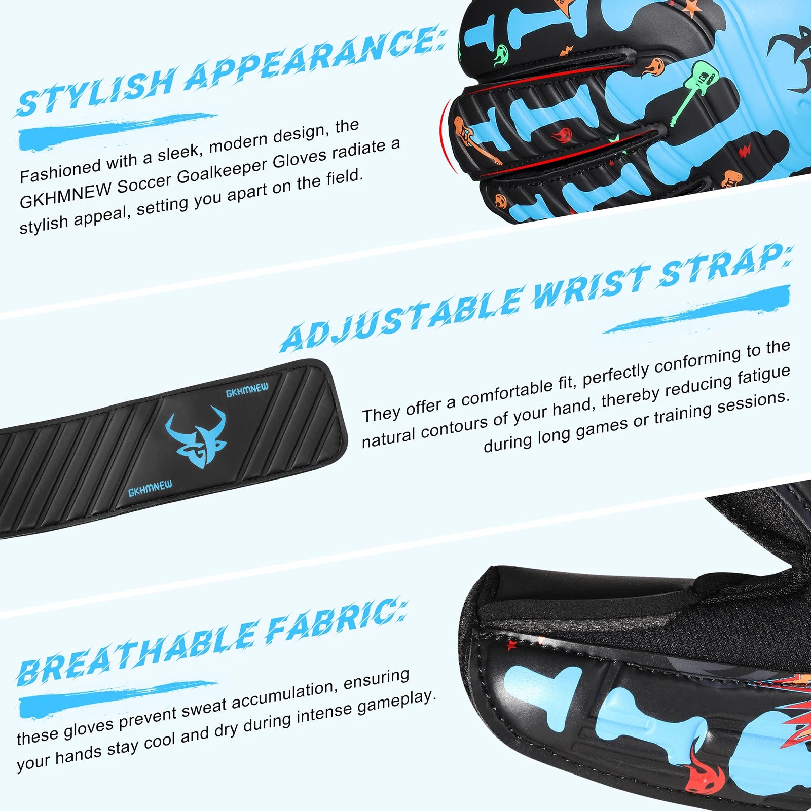 Goalkeeper Gloves with Fingersaver