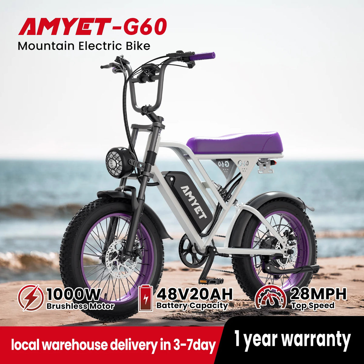 Adults Electric Bike 1000W Motor