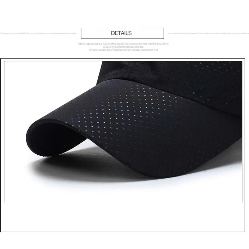 Breathable Baseball Cap Solid Thin Mesh
