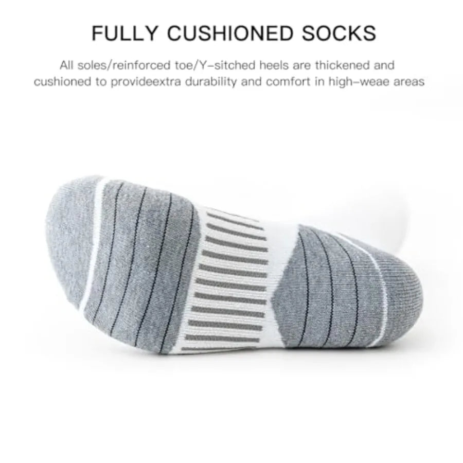 8 Pairs Mens Athletic Crew Socks