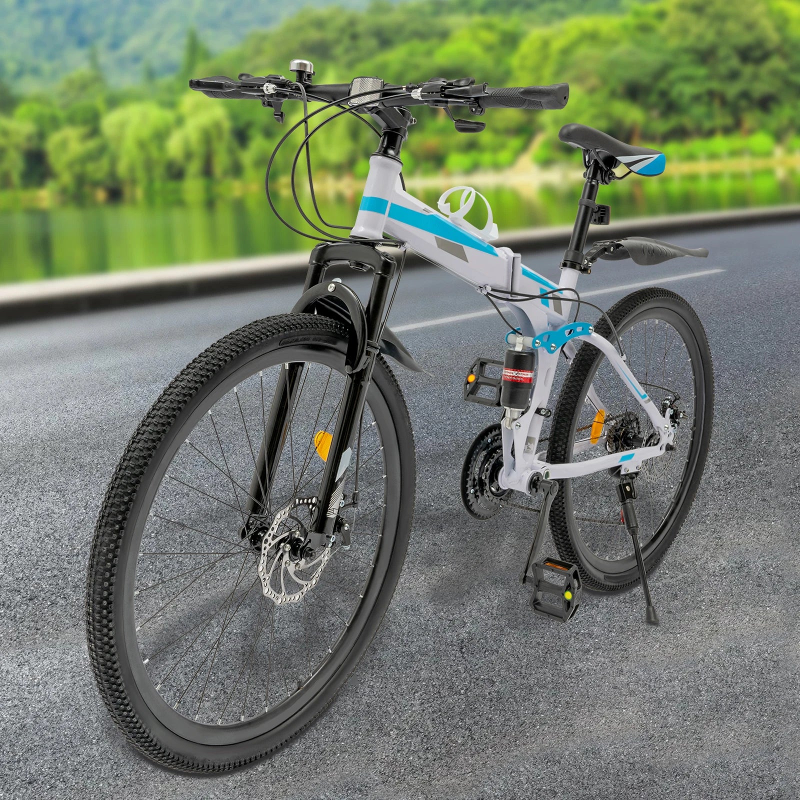5.64 * 3.48 Ft Mountain Bike 21 Speed