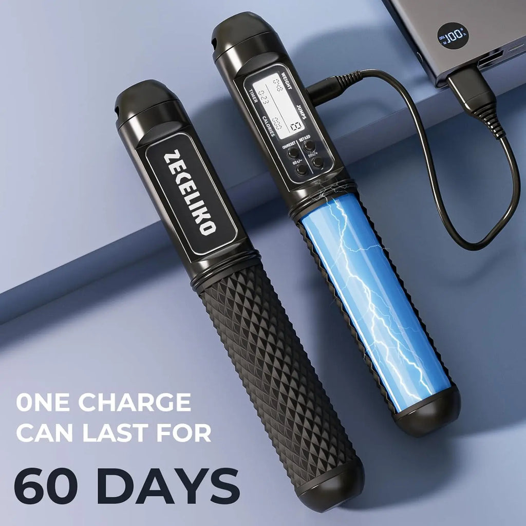 Smart LED Jump Rope with Counter