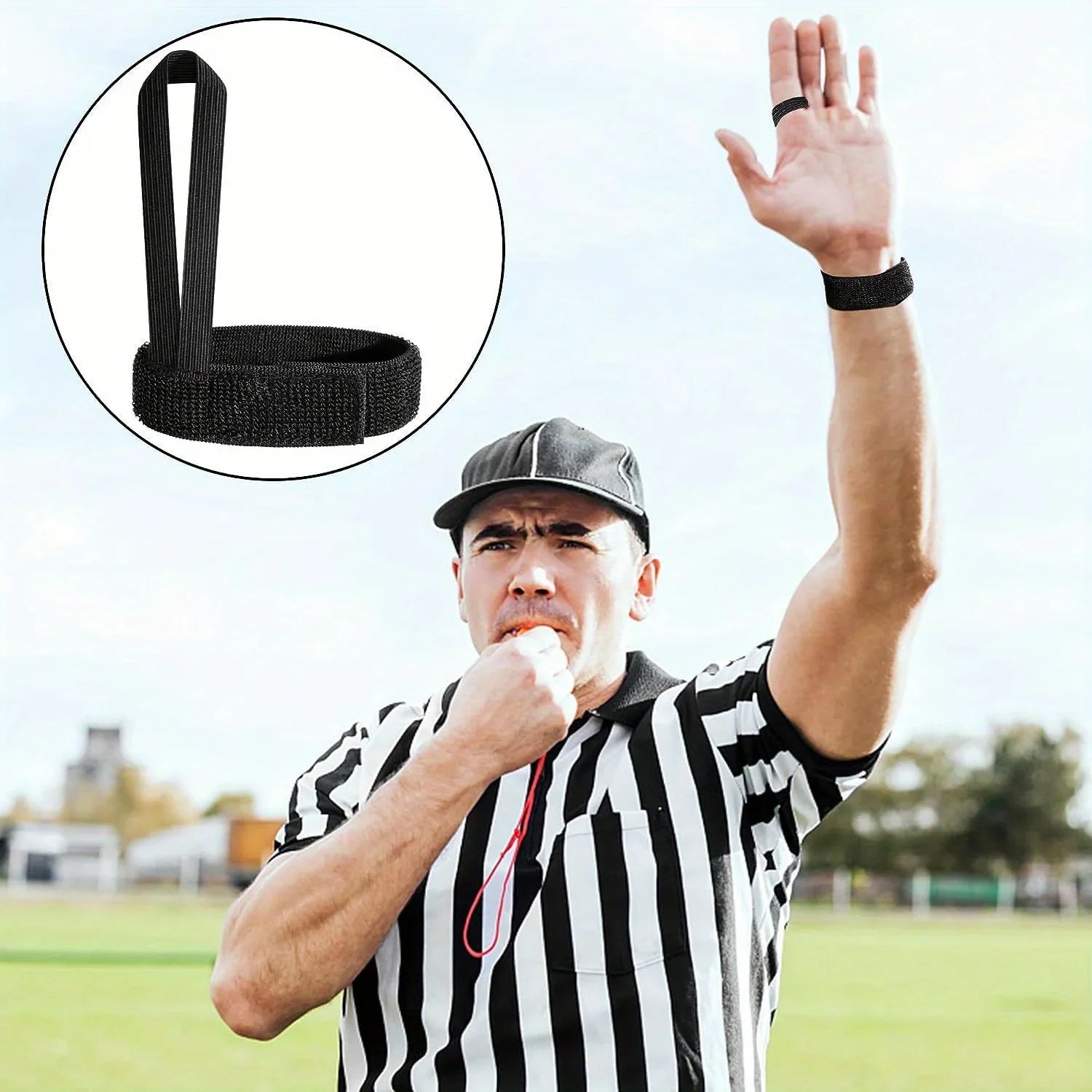 1/4PCS football field marker indicator wristband
