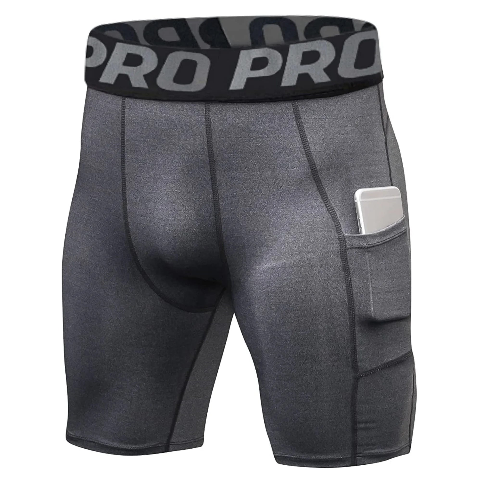 Men's Compression Shorts with Pocket