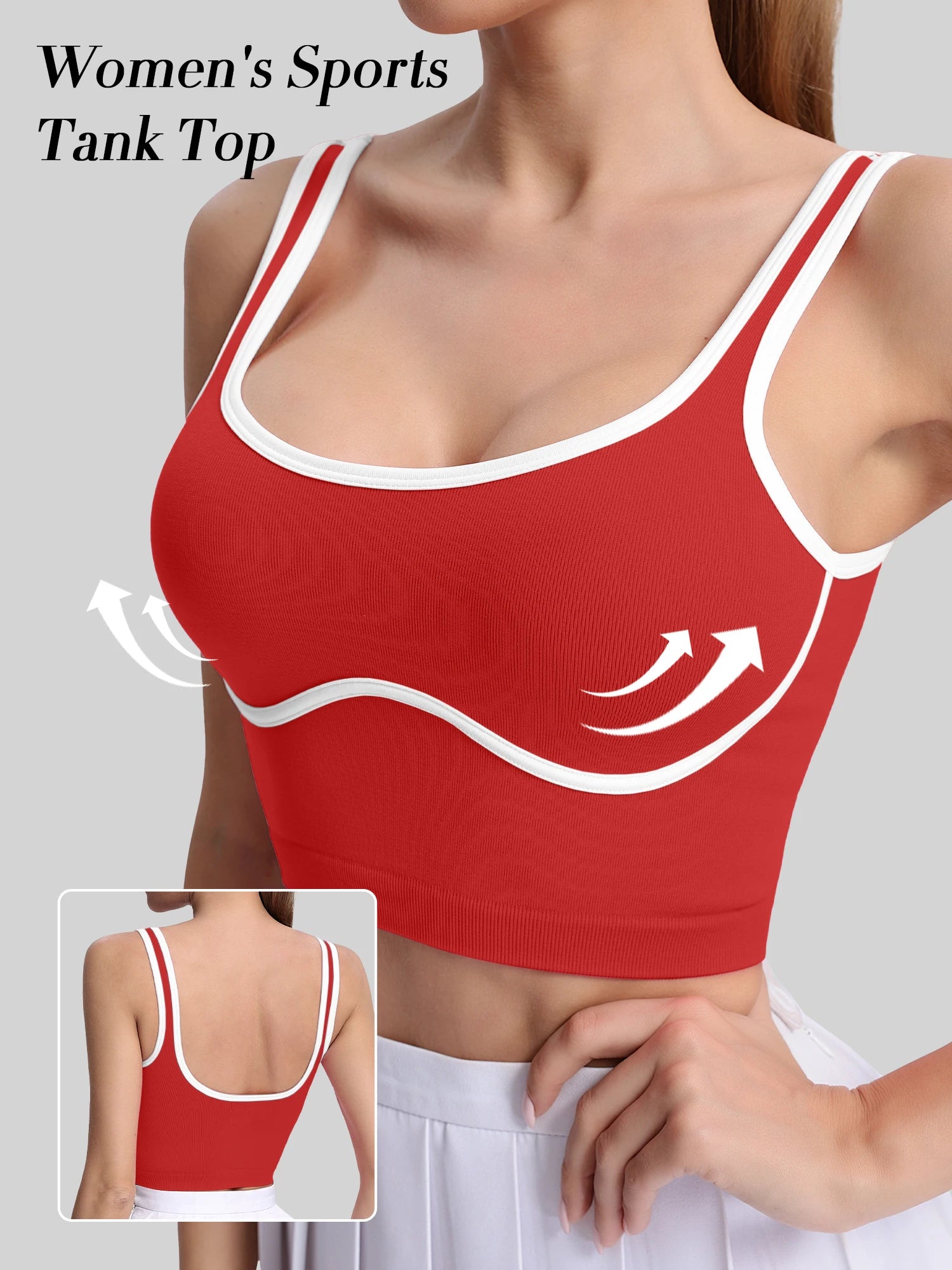 Women's U-Neck  sports vest