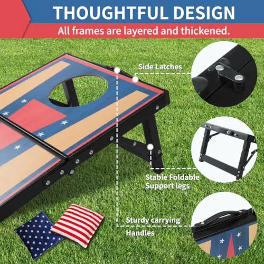 Portable Cornhole Board Set24 x 16