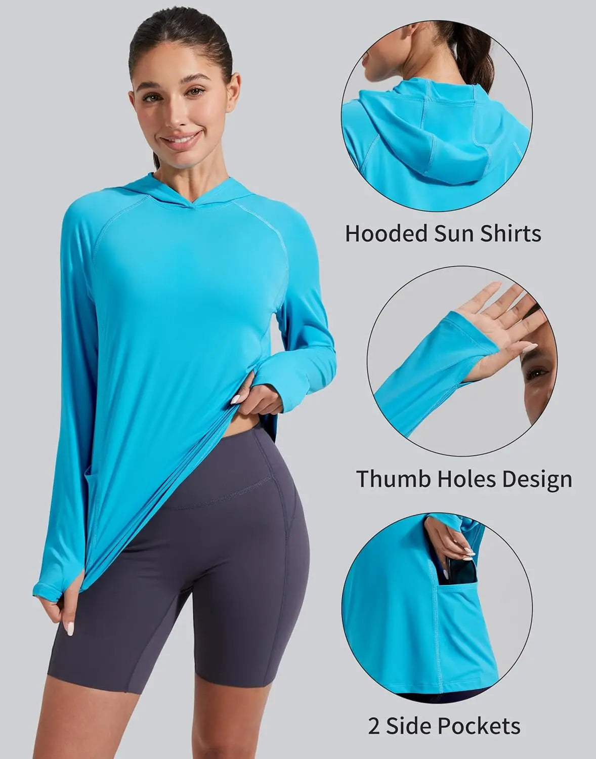 Women's UPF 50+ Sun Protection Hoodie