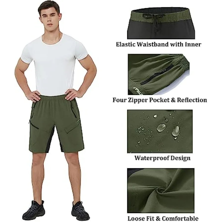 Men's Mountain Bike Shorts 3D Padded