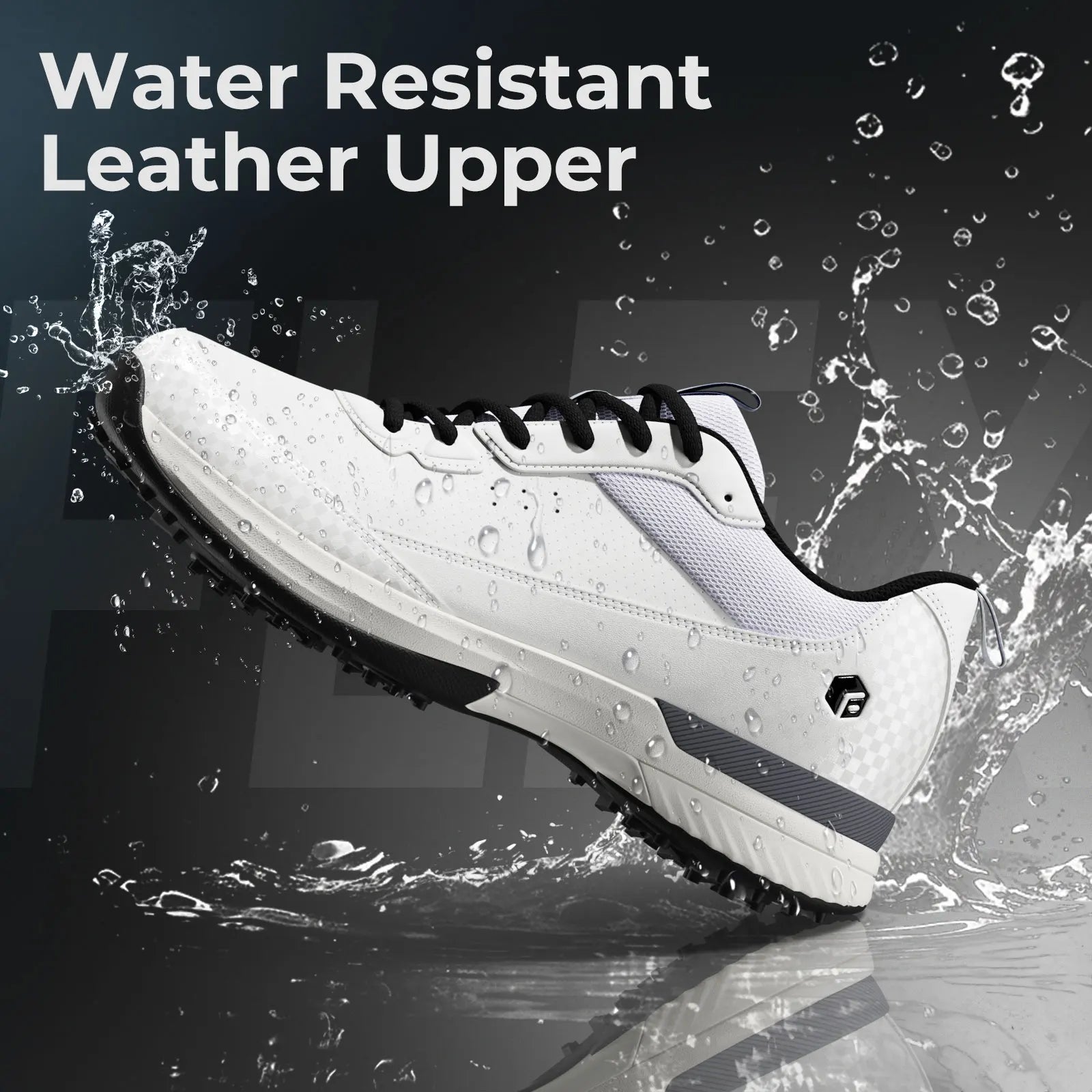 Men's Wide Golf Shoes  Water Resistant