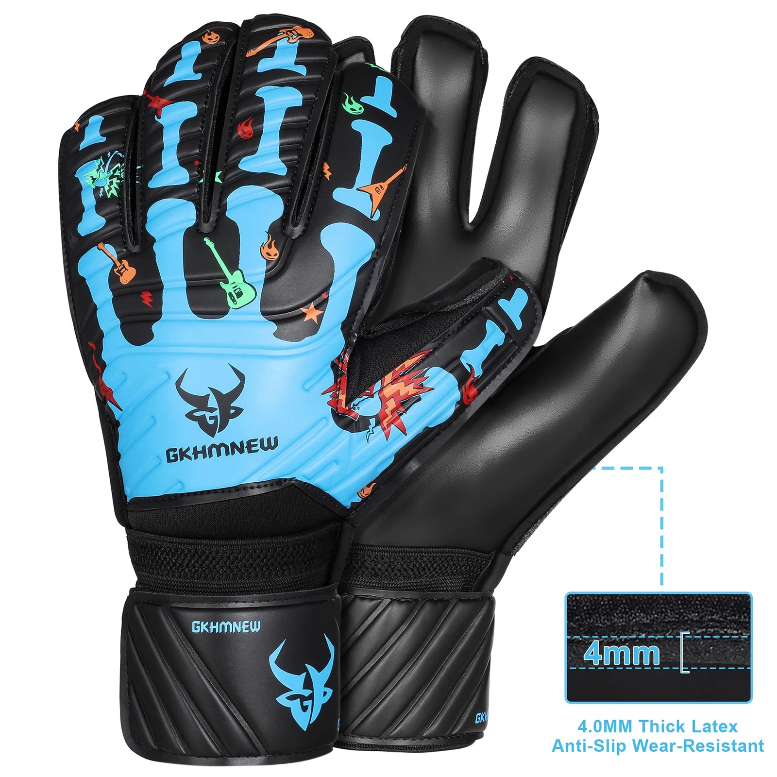 Goalkeeper Gloves with Fingersaver