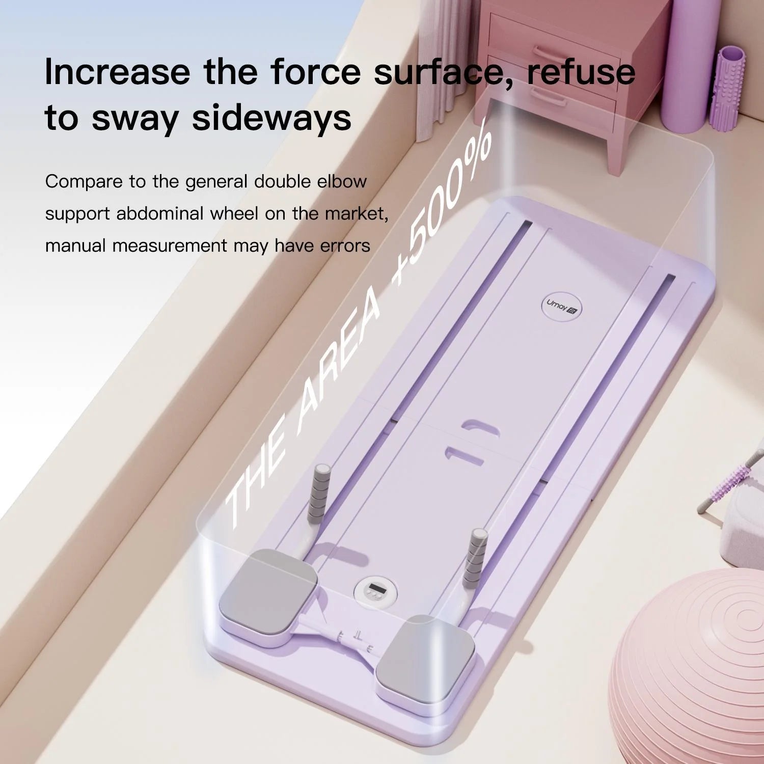Multifunctional Pilates Board with Count Timer