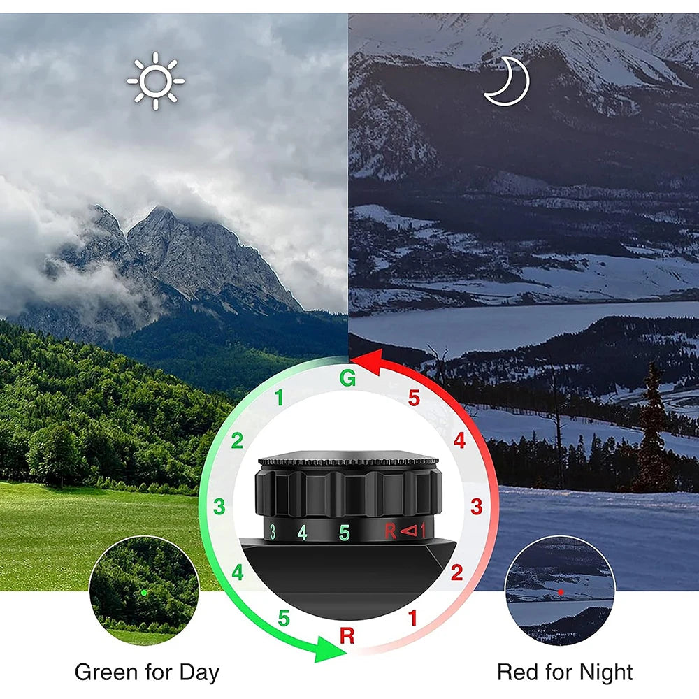 3X44 Green Red Dot Sight Scope