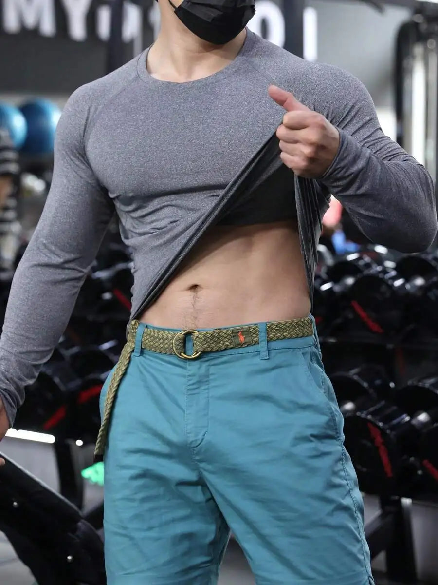 Mens Long Sleeve Compression Shirt