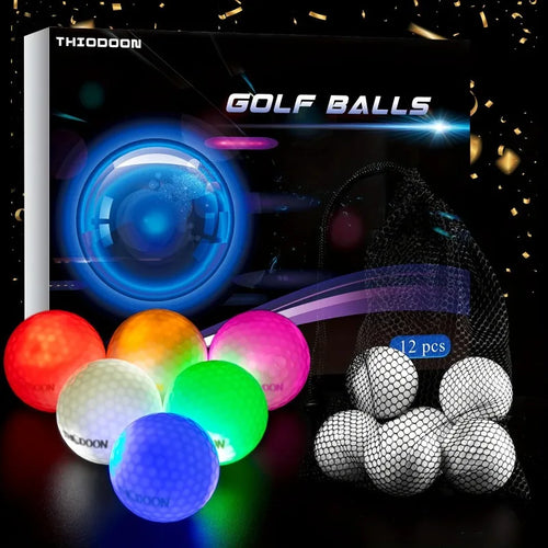 12 Pack of Luminous Golf Balls Tha