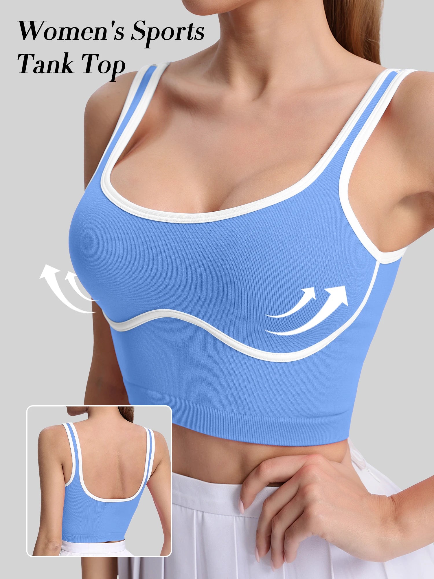 Women's U-Neck  sports vest