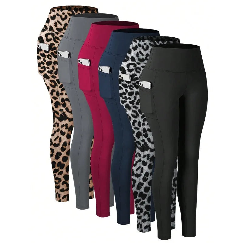 Women Yoga Pants 6 Pack Plus Size