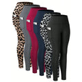 Women Yoga Pants 6 Pack Plus Size