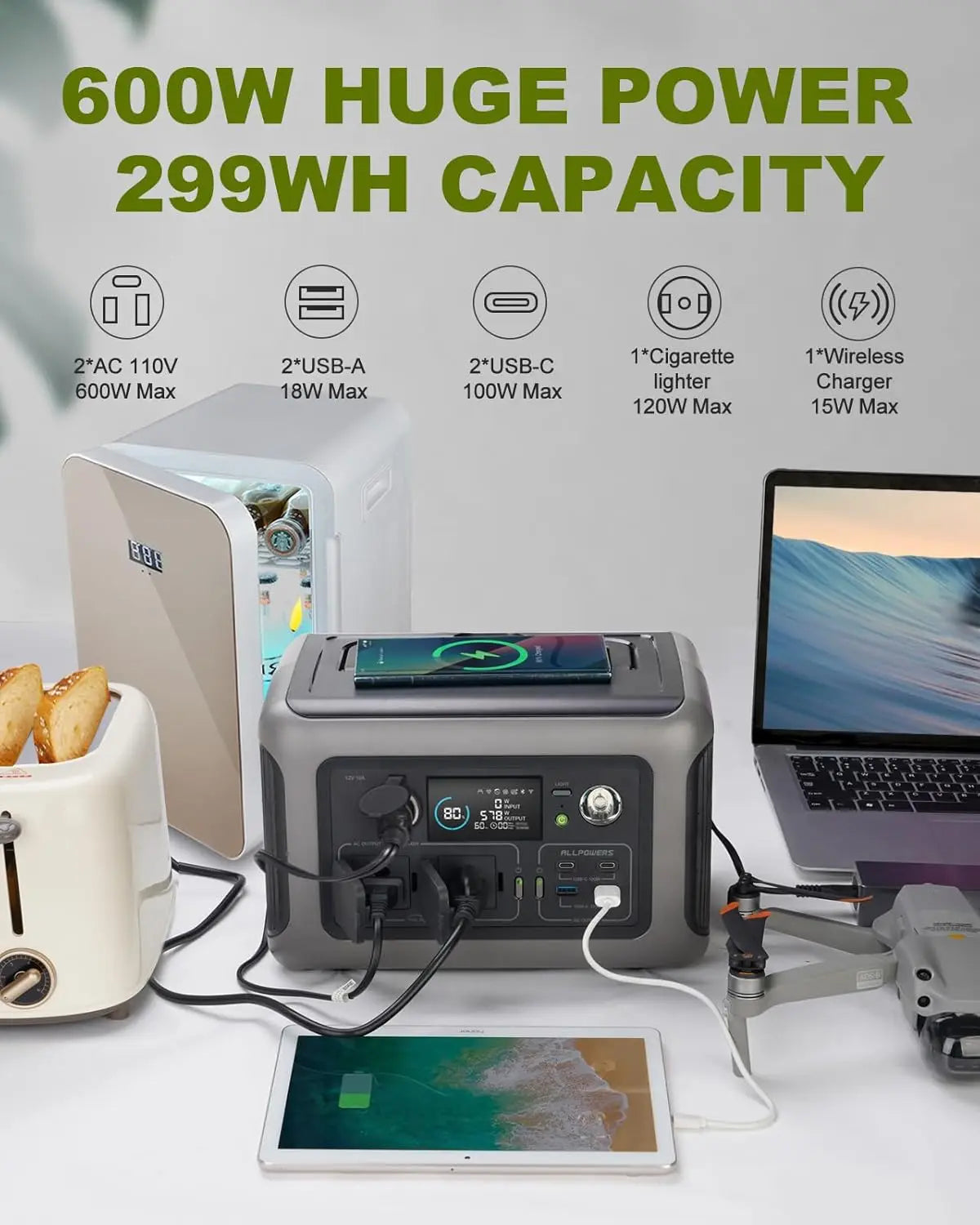 Portable Power Station R600