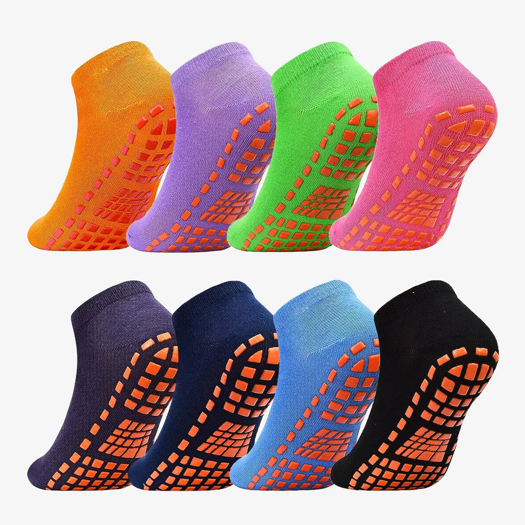 1/4 Pairs Unisex Silicone Non Slip Socks