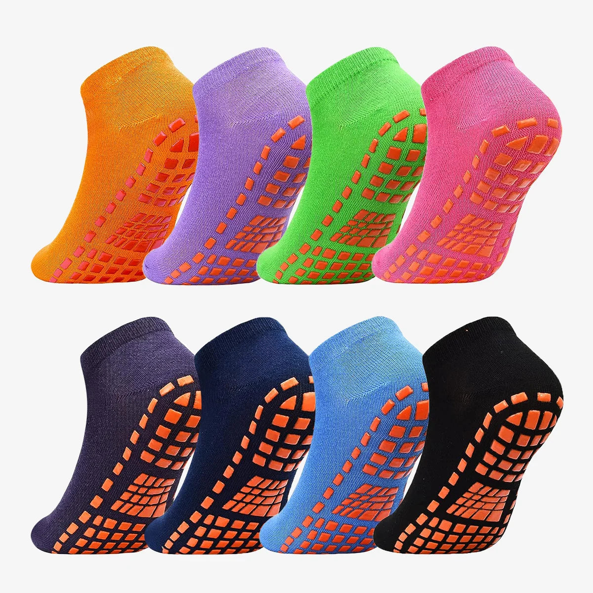 1/4 Pairs Unisex Silicone Non Slip Socks