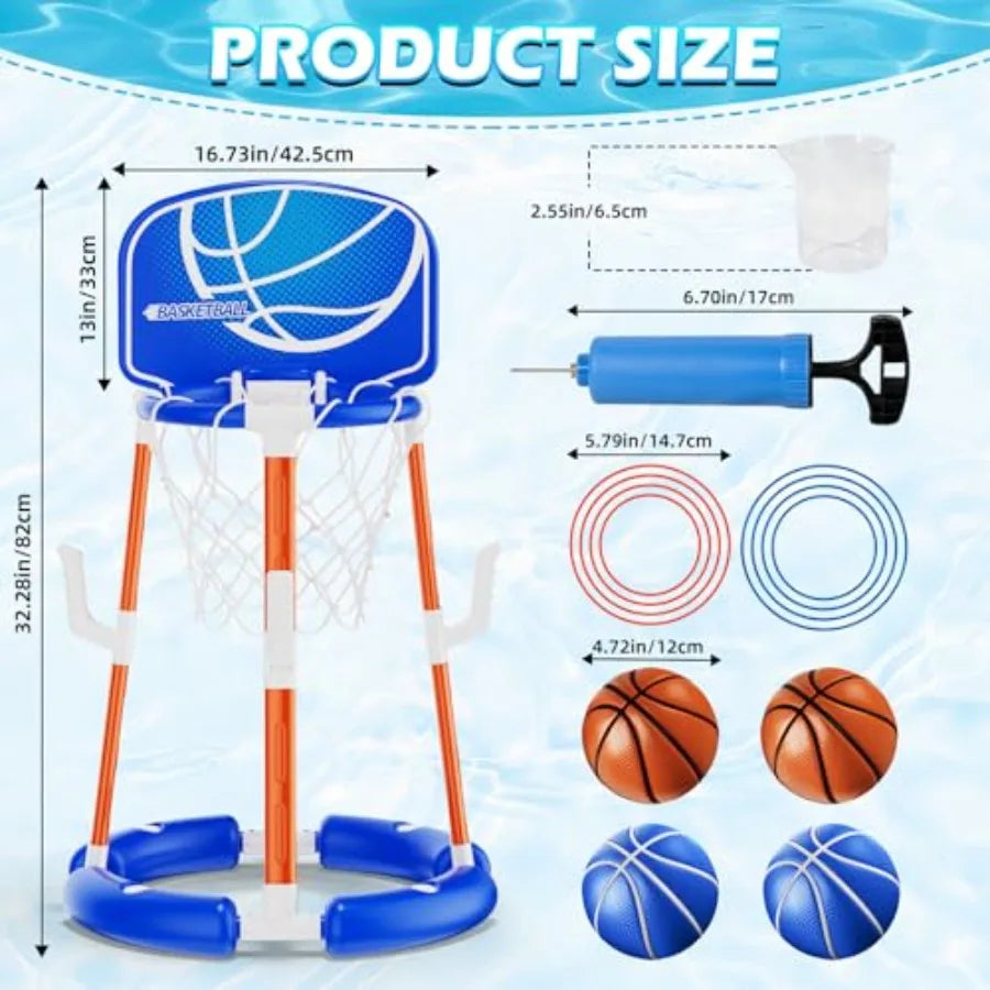 Pool Basketball Hoop with Backboard