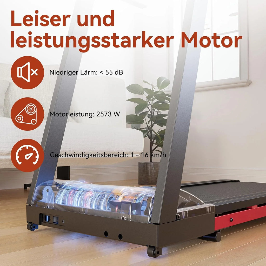 3.5HP Foldable Treadmill 350lbs