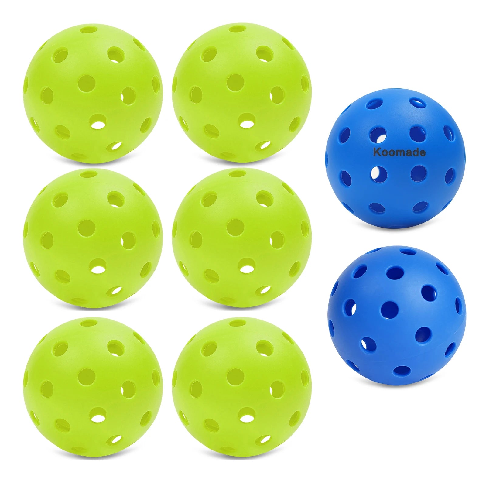 40-Hole Outdoor Pickleballs 8/16Pcs