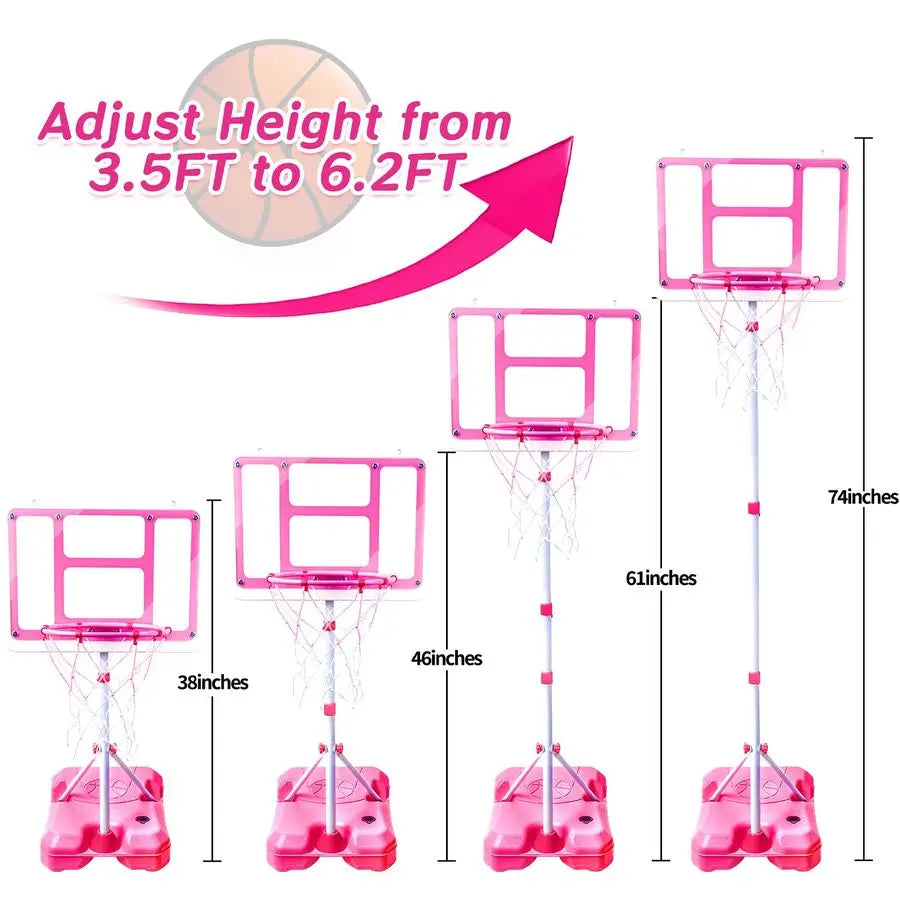 Toddler Indoor/Outdoor Basketball Hoop with Stand