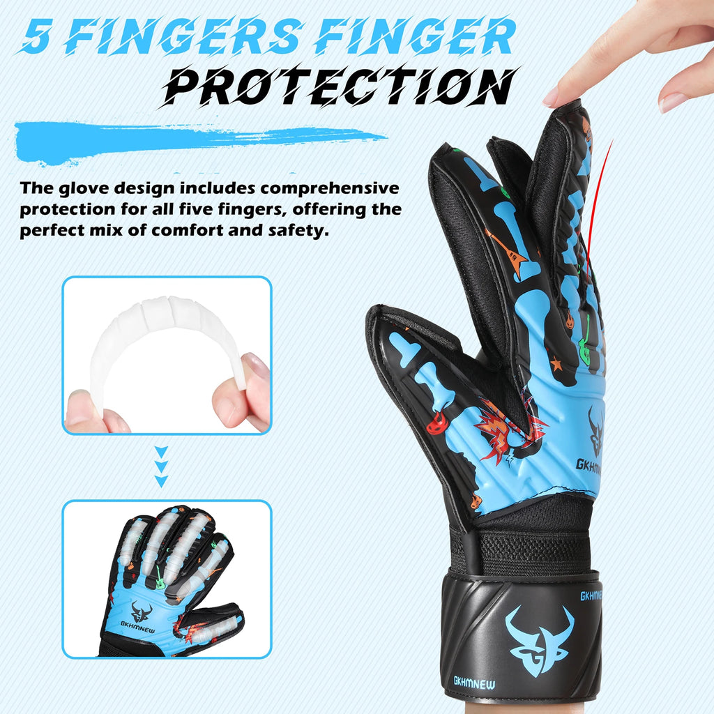 Goalkeeper Gloves with Fingersaver