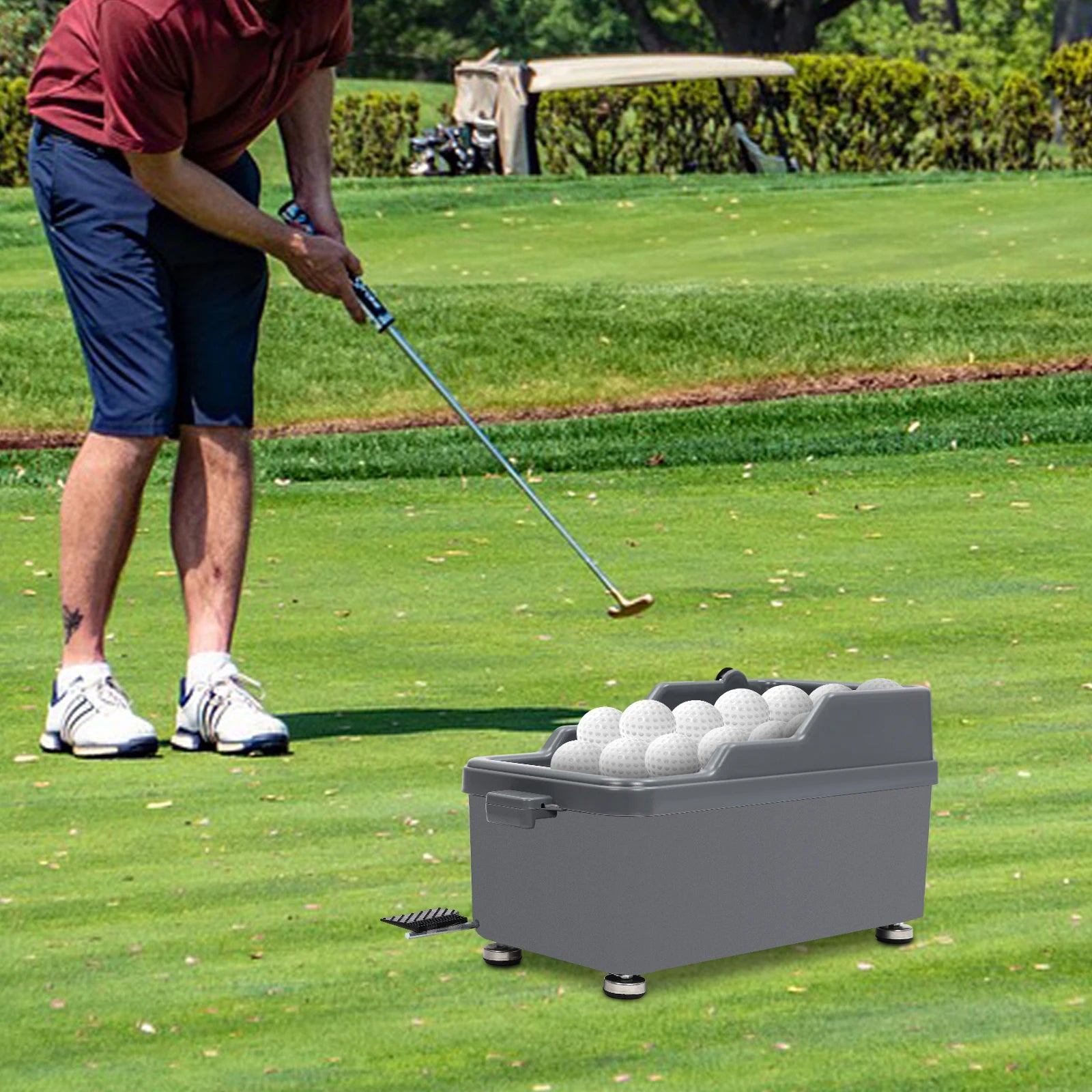 Semi-Automatic Golf Ball Dispenser