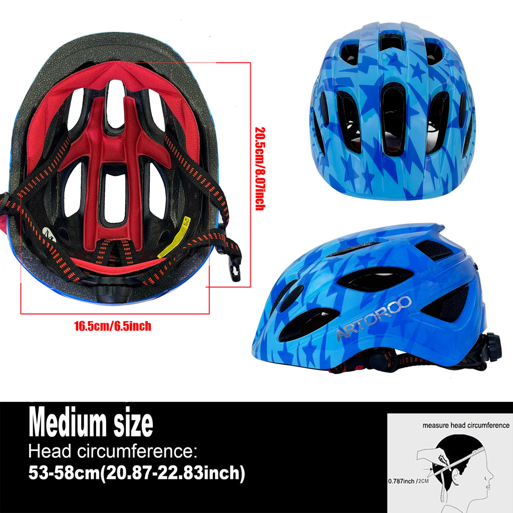 Kids Bike Helmet for Ages 4/5/6/7/8