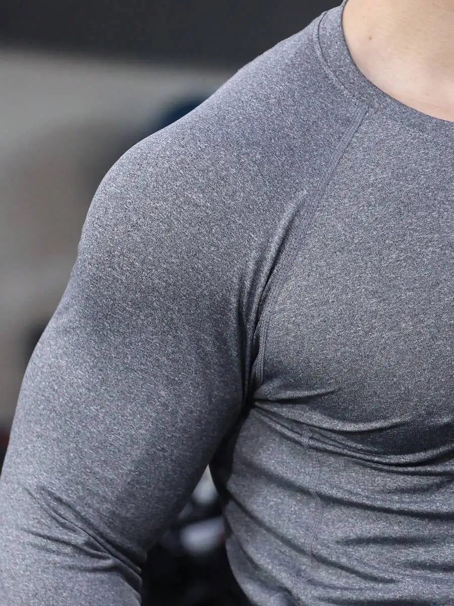Mens Long Sleeve Compression Shirt