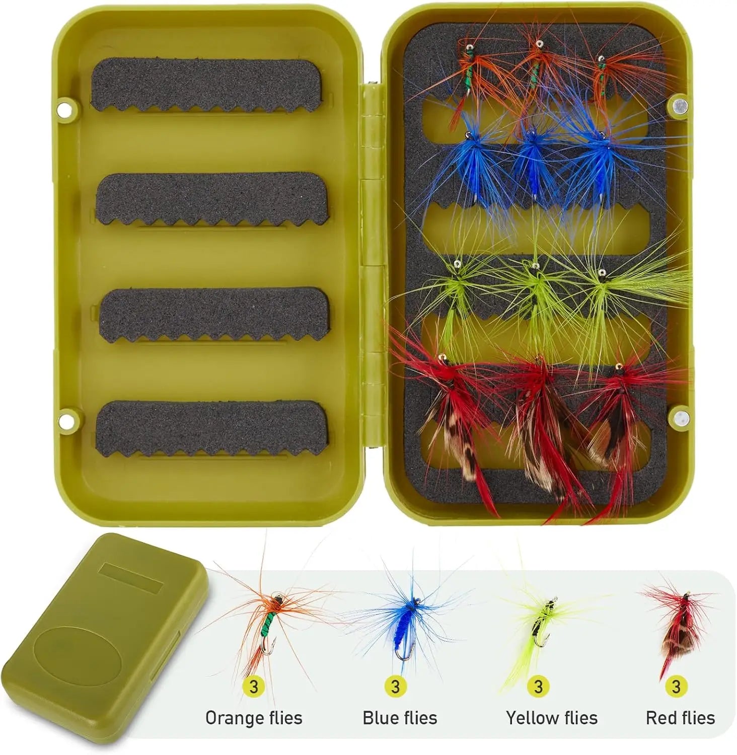 4-Piece Fly Fishing Rod & Reel Combo