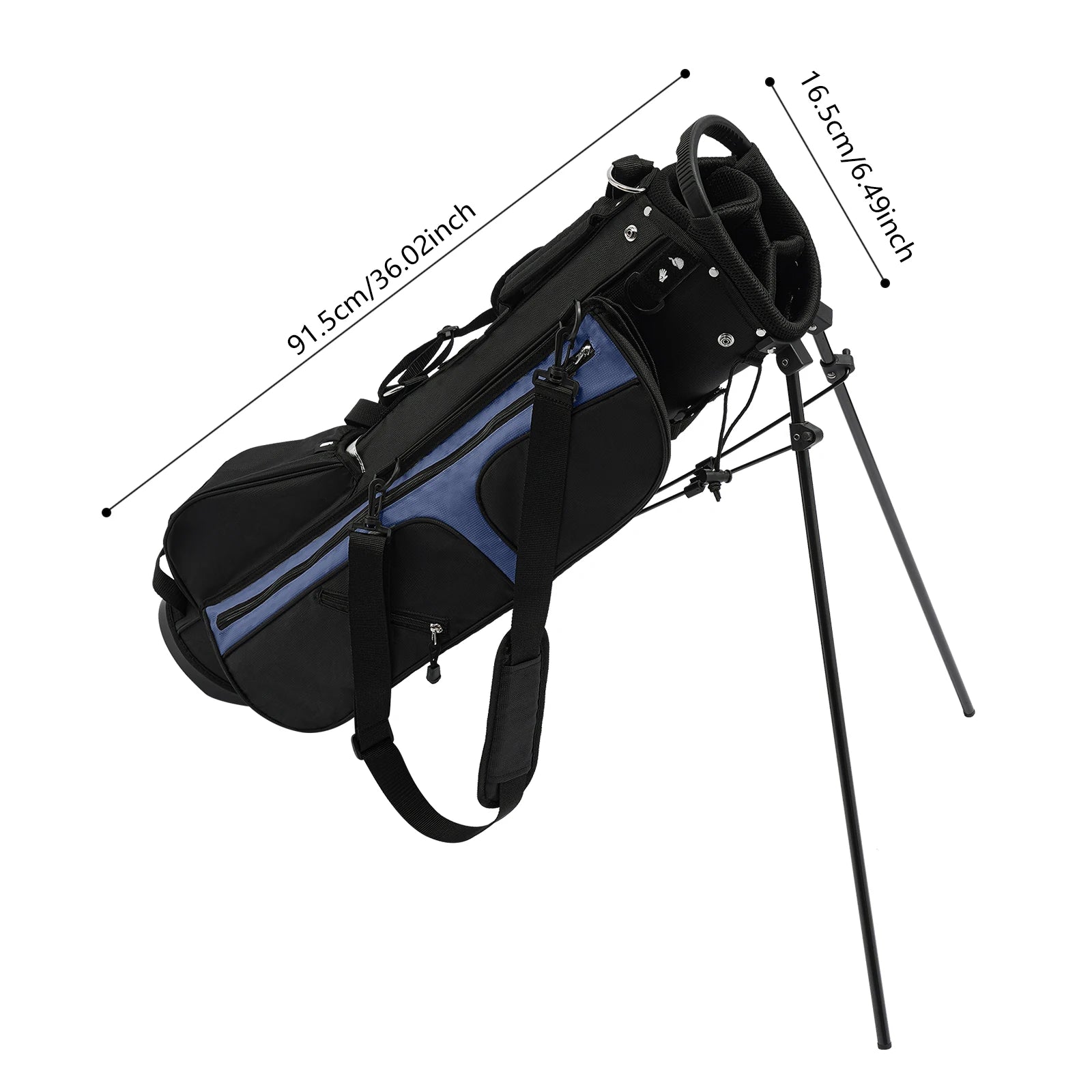 Golf Stand Bag with Shoulder Strap