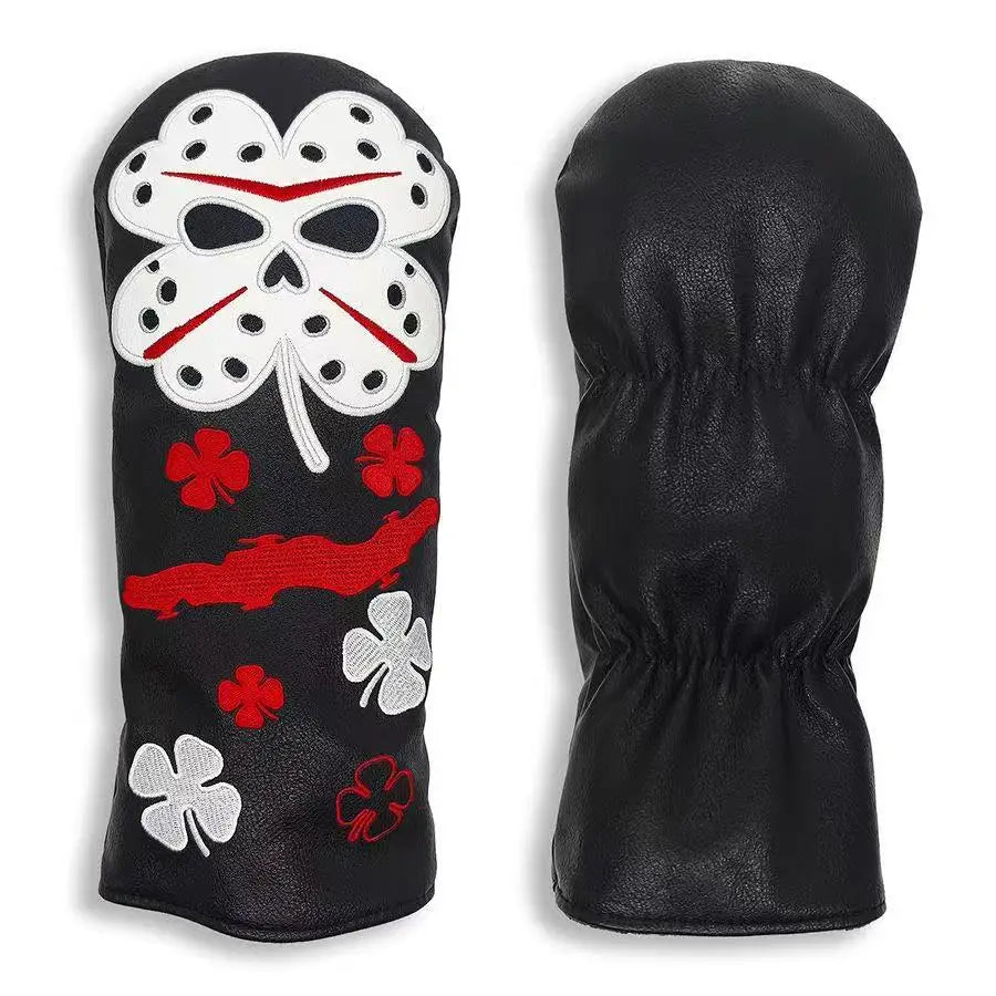 Angry Four-Leaf Clover Golf Club Head Covers