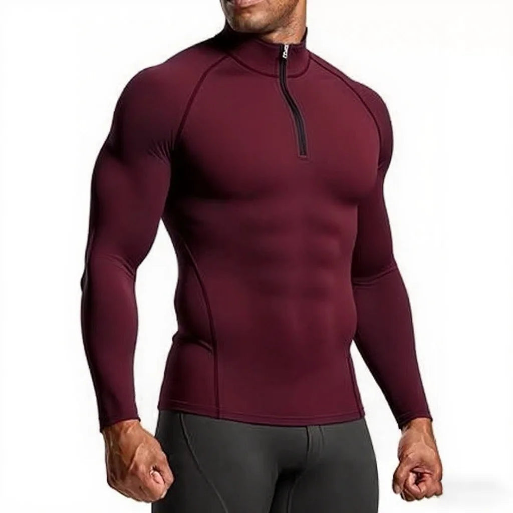 Fitness Shirts Slim Long sleeve Gym T-shirt