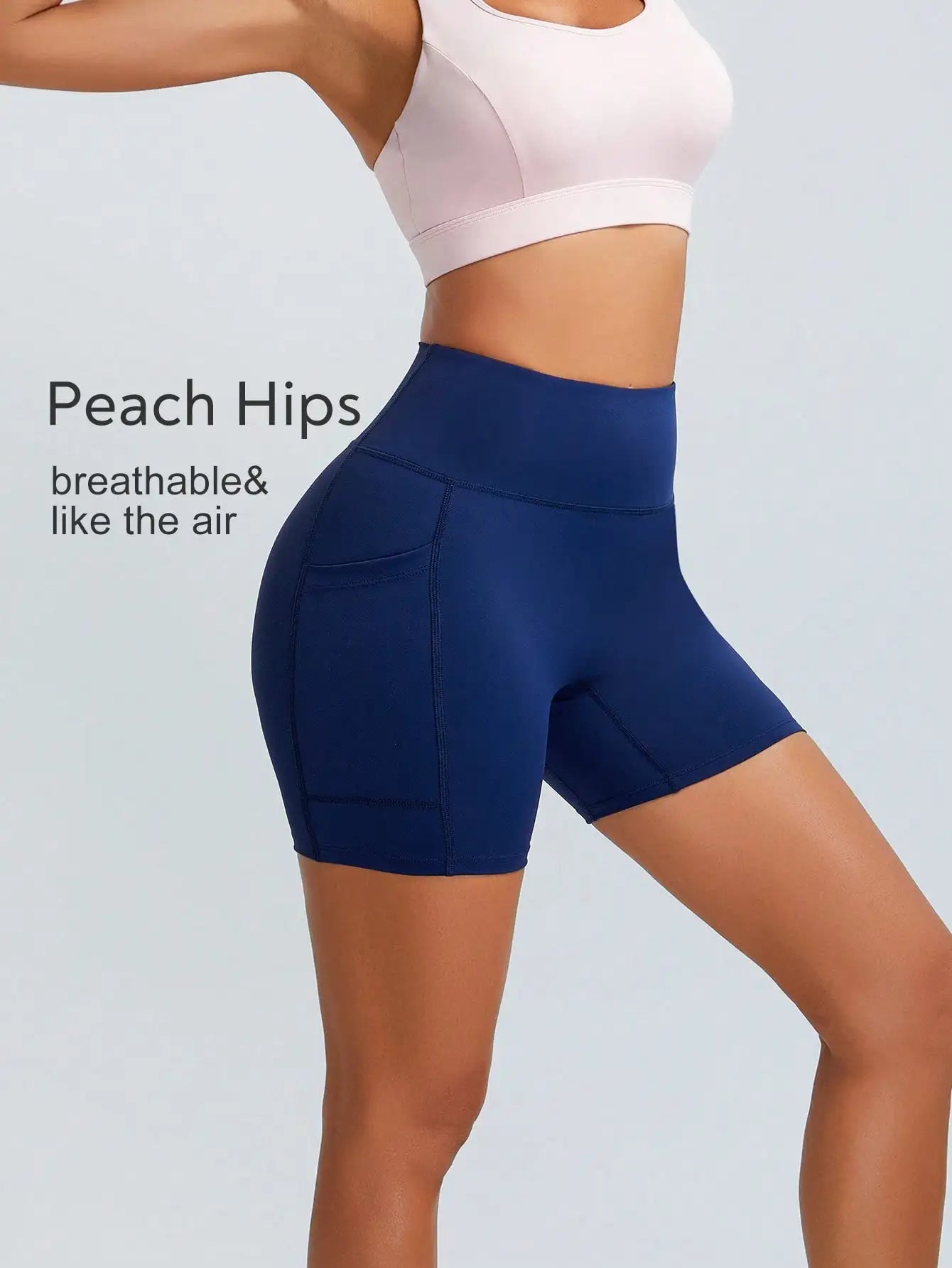 Women's High Waist Tight Cycling Shorts