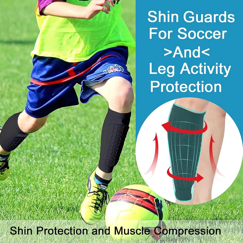 1PCS Football Shin Guard Socks Sleeves
