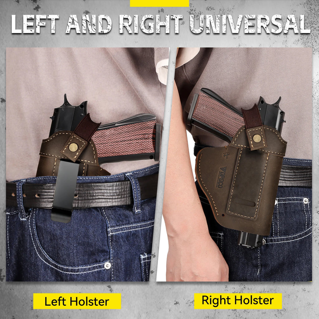 Genuine Crazy Horse Leather 1911 Holster