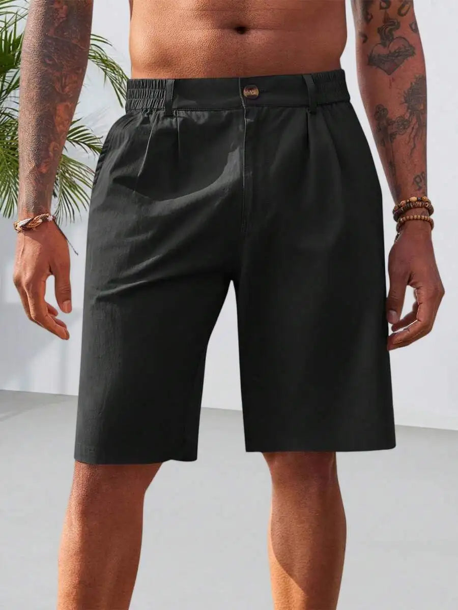Mens Golf Shorts Flat Front