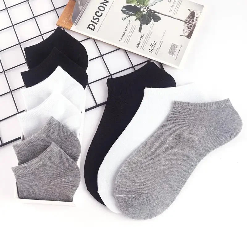 Low Cut Unisex Socks Solid Color