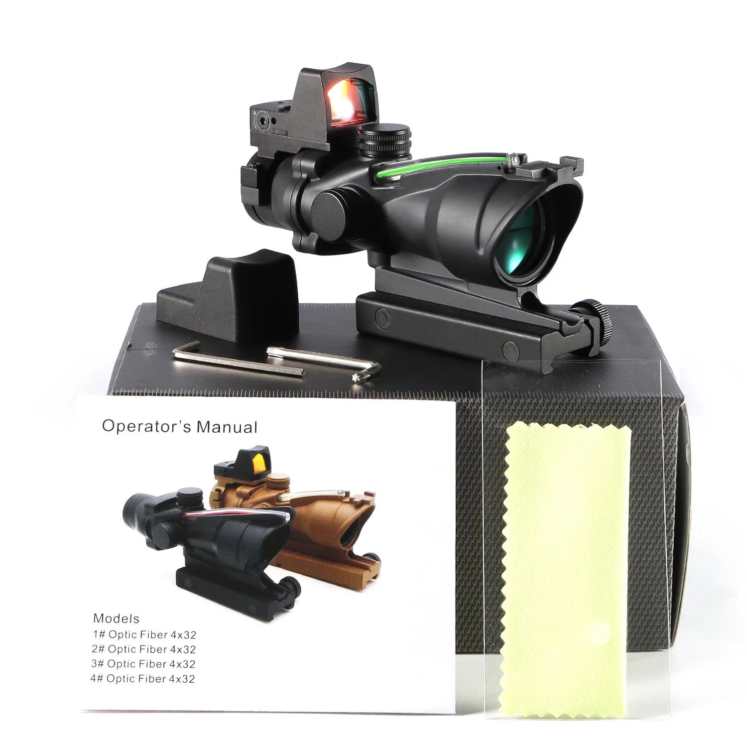 4x32 Red Dot 1x  4x Tactical Scope