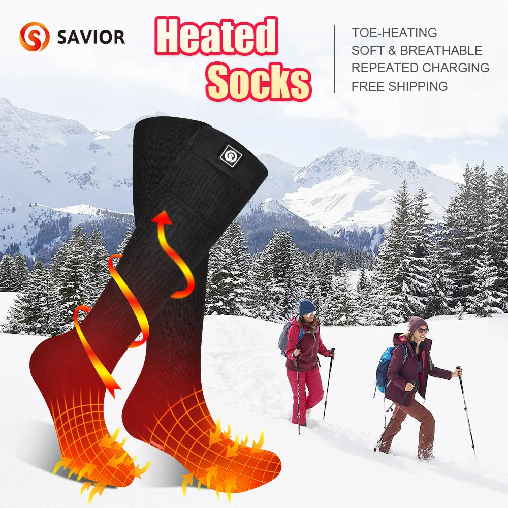 Heated Winter Thermal Socks Rechargeable