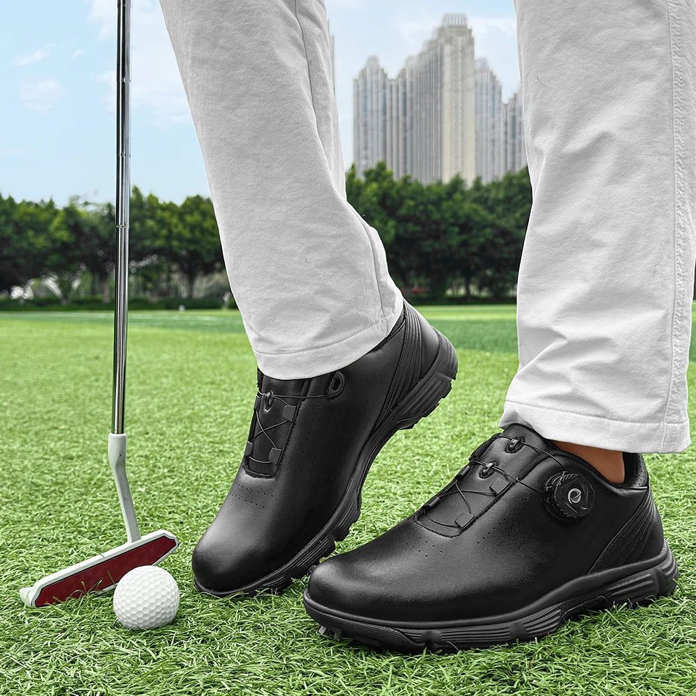 Spiked Men Golf Shoes Waterproof