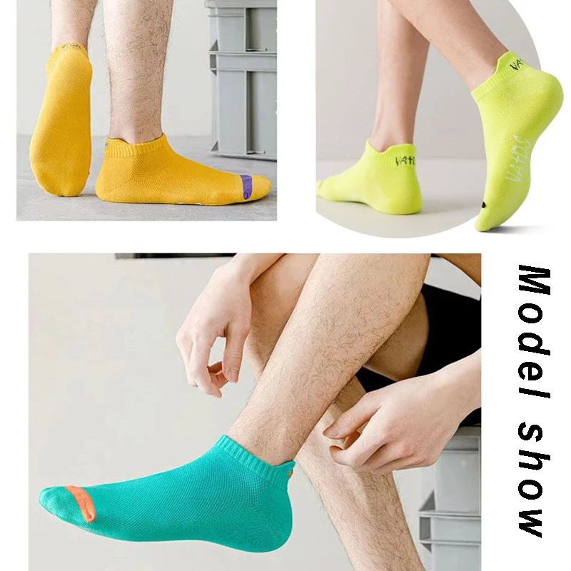 5/10Pairs Summer Socks Bright Color  unisex