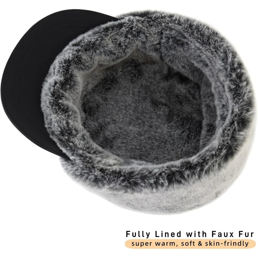 Men's Winter Hunting Hat with Visor