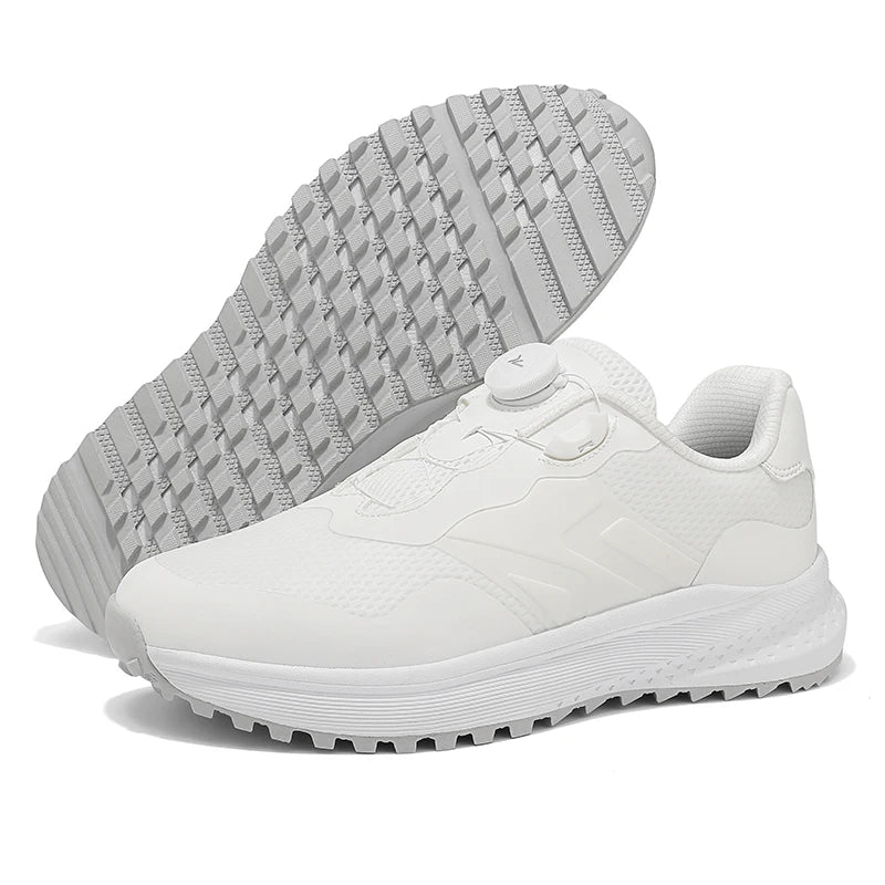 Professional Men's Golf Shoes Leather