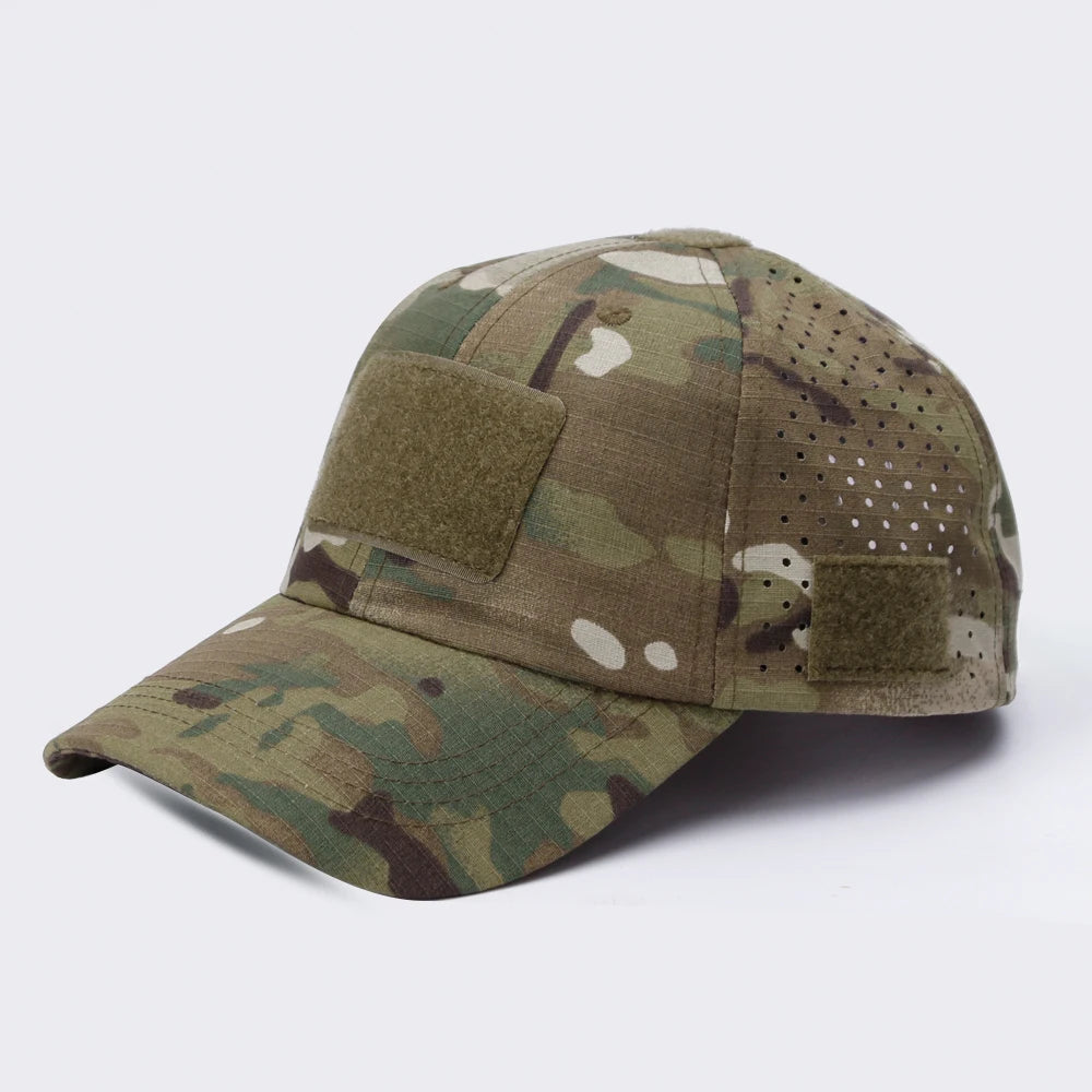 Men Camouflage Hunting Cap Breathable Sunscreen