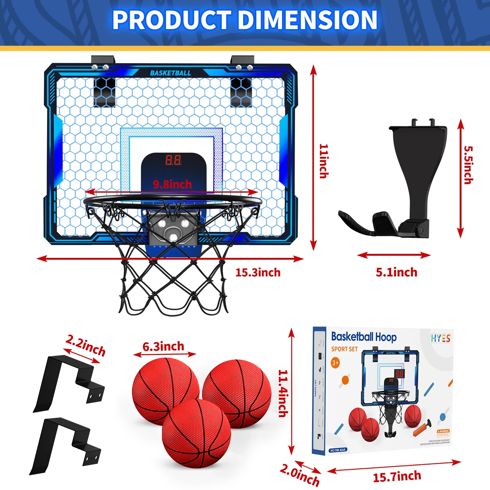 Over The Door Mini Basketball Hoop